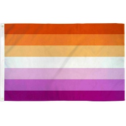 Sunset Lesbian Flag