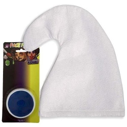 Smurf Hat With Blue Oil Face paint