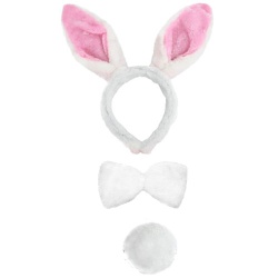 Bunny Set - White and Pink