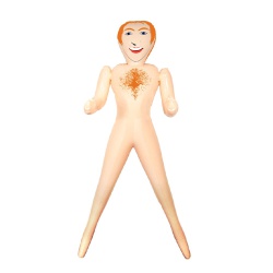Inflatable Male Doll with Ginger Hair