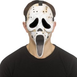 Ghost Face Hockey Mask - Distressed