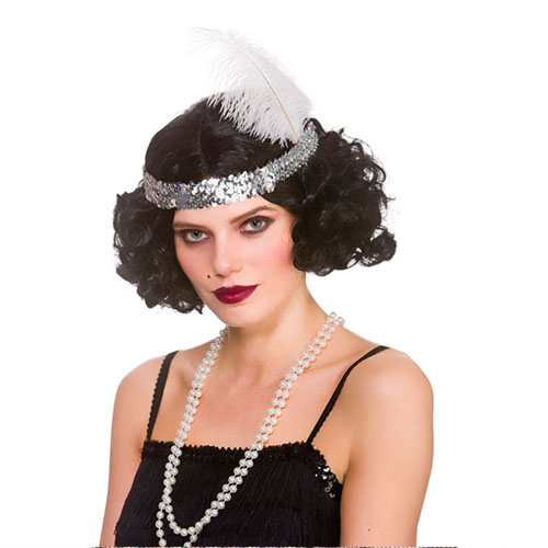 Flapper Wig - Brown