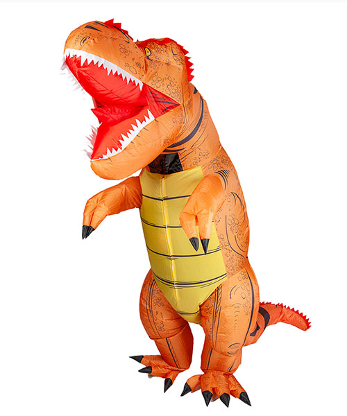 Inflatable Dinosaur - Brown Costume