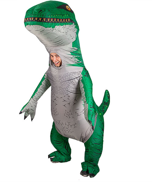 Inflatable Dinosaur - Green Costume