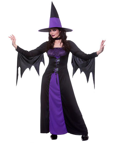 Spellbound Witch Costume (Purple)