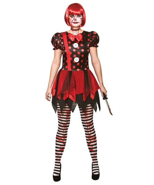 Horror Clown Costume