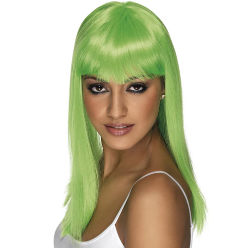 Glamourama Wig - Neon Green