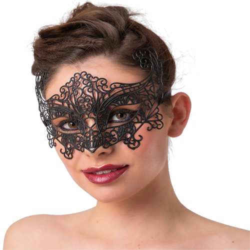 Filigree Mask - Black