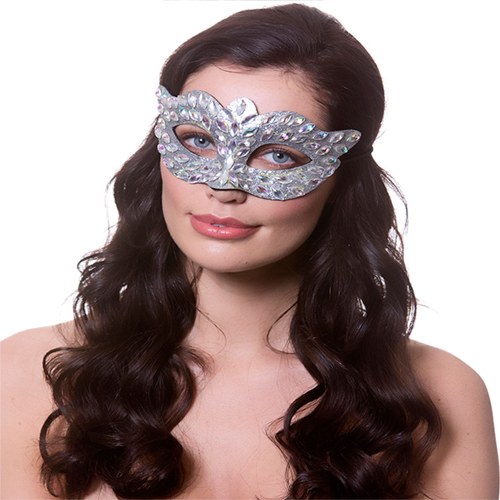 Diamantes Eyemask - Silver