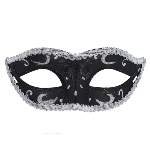 Black Eyemask - Silver Trim