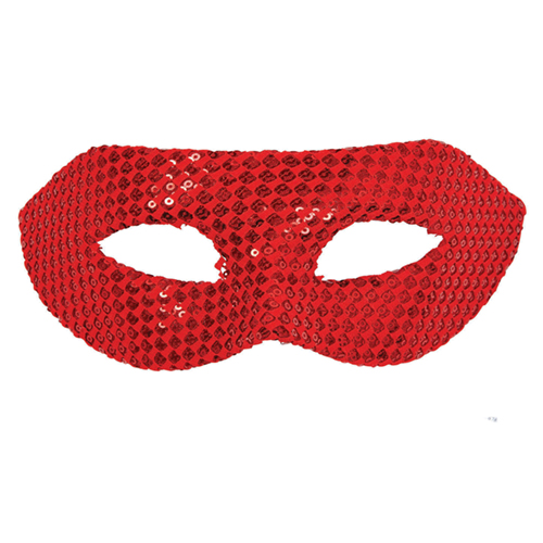 Sequin Eyemask - Red