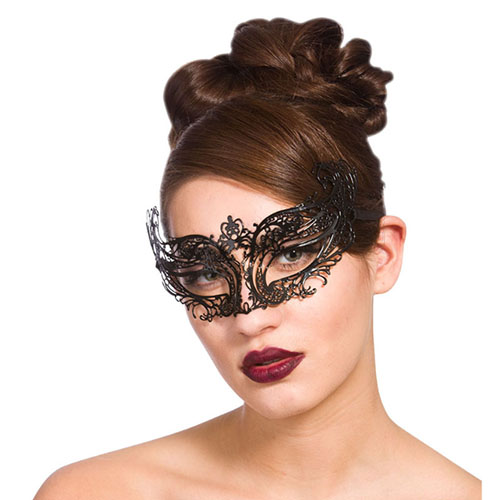 Filigree Eyemask - Black