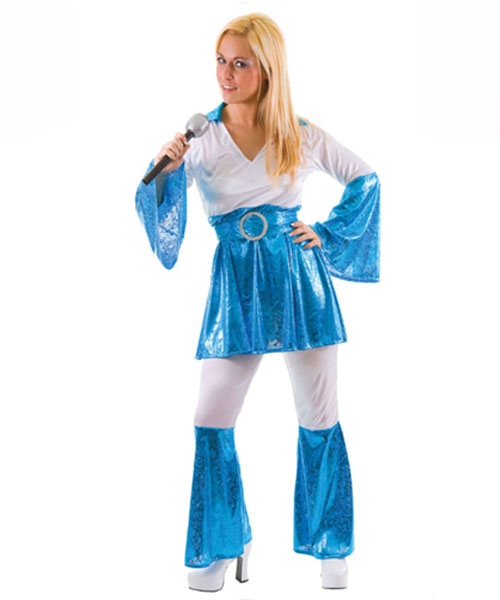 Mamma Mia - Blue & White Costume