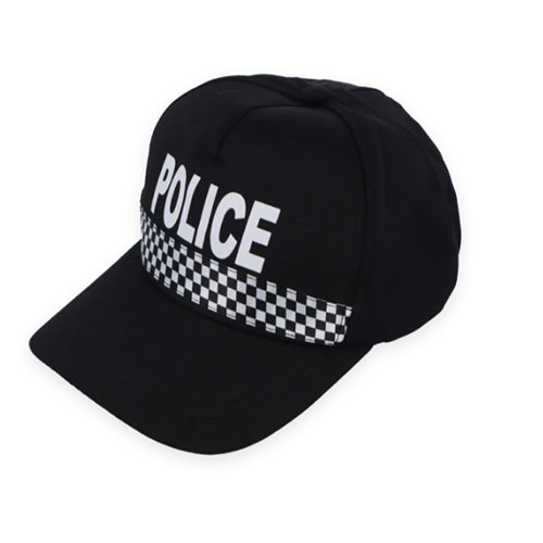 Black Police Baseball Cap